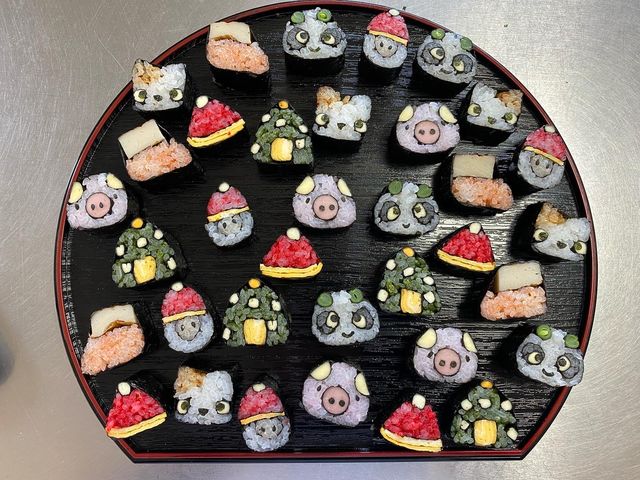 ミニデコ巻きずし_金村ます子 パン・お菓子教室