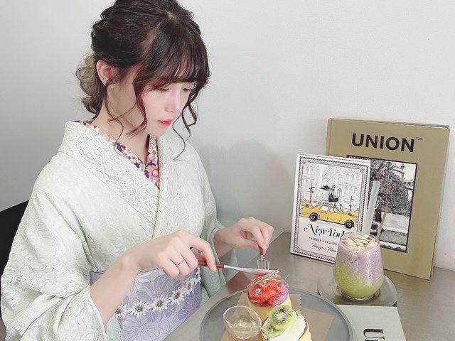 小紋着物をご利用いただきましたお客様です_奈々屋の着物 清水店