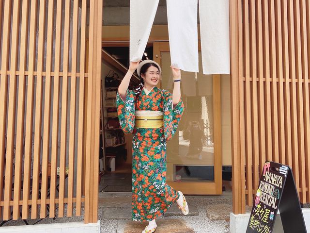 小紋着物をご利用いただきましたお客様です_奈々屋の着物 清水店