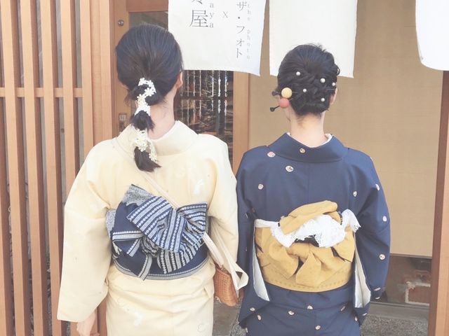 小紋着物をご利用いただきましたお客様です_奈々屋の着物 清水店