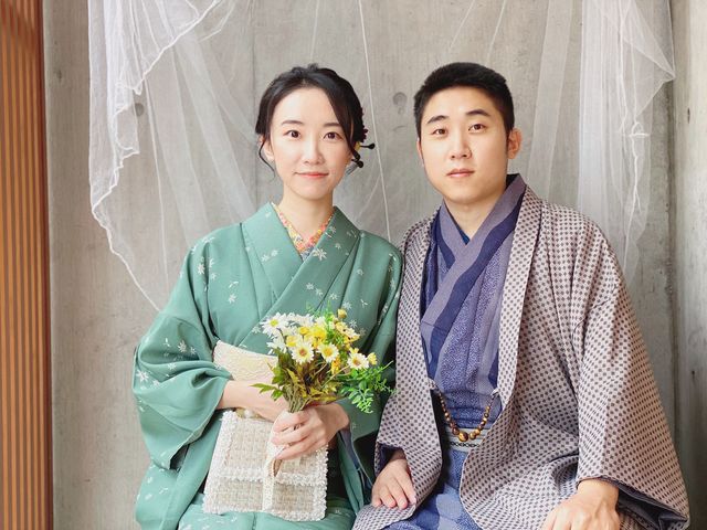 定番カップルプランをご利用いただきましたお客様です_奈々屋の着物 清水店