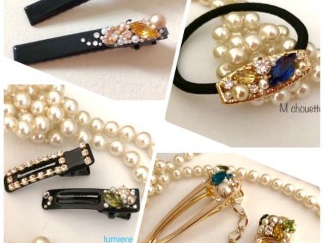 オリジナルのキラキラ小物も_レジン&アクセサリーレッスンサロン Lumiere