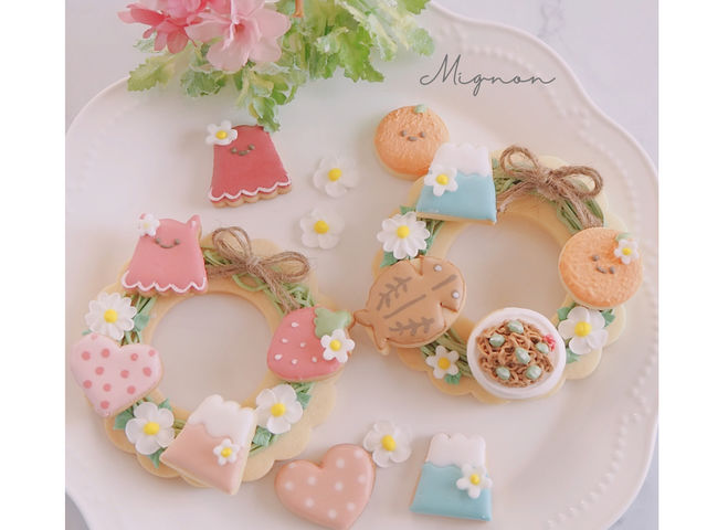 しずおか LOVE リースクッキー。
お一つから、お作りできます。
_MIGNON ミニョン
