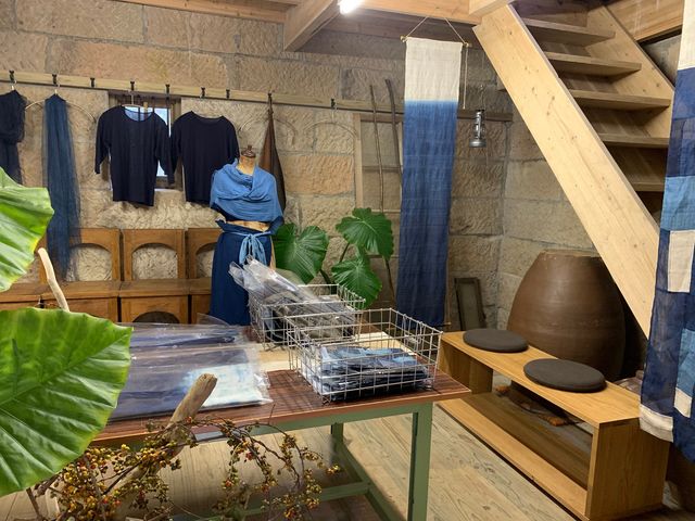 商品展示はこんな感じです_藍染屋/Studio No4