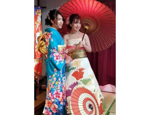 振袖で防府散策!
オリエンタル和装で!撮影も!_防府きもの体験しをり