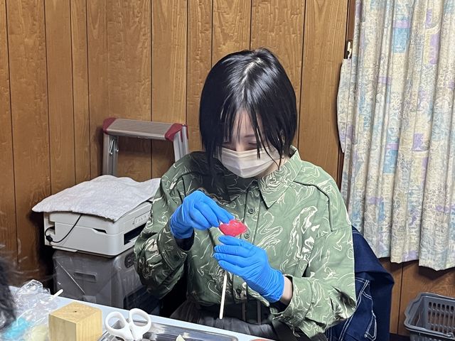 いざ本番!緊張しちゃいまいますね_あめ細工家 きたきや(飴細工)
