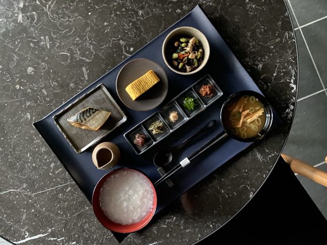 京の朝粥定食_hotel tou nishinotoin kyoto