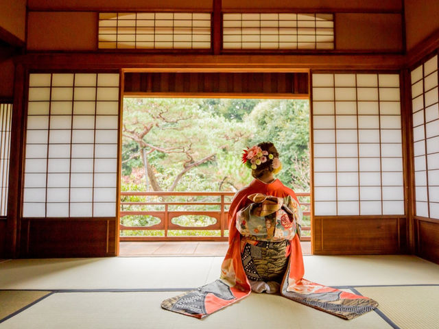 着付け、茶道、テーブル茶道、前撮り撮影を提供しています。日本の伝統文化を楽しみながら、特別な時間と美しい思い出をお届けします。_和文化・さくら