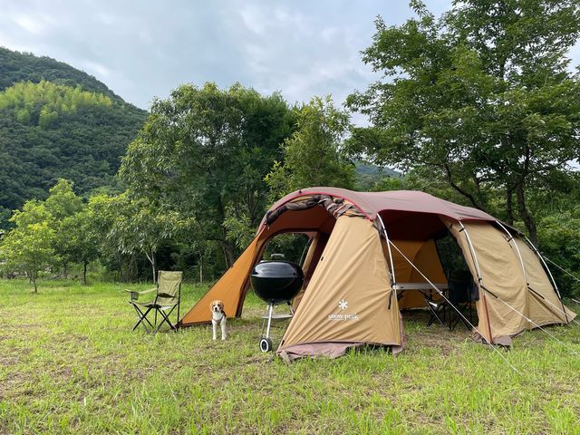 緑が広がるエリアです。
ウェーバーコンロの貸し出しもございます。_グリズリーBBQ&CAMP