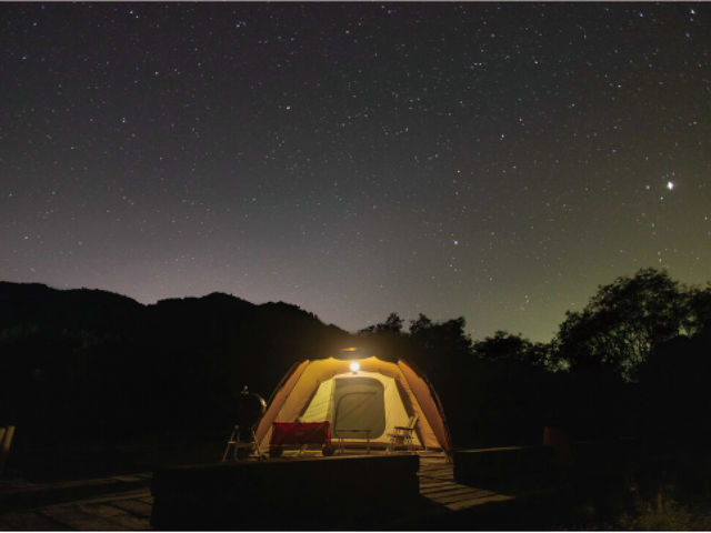 お天気の良い日は満点の星空が広がります。_グリズリーBBQ&CAMP