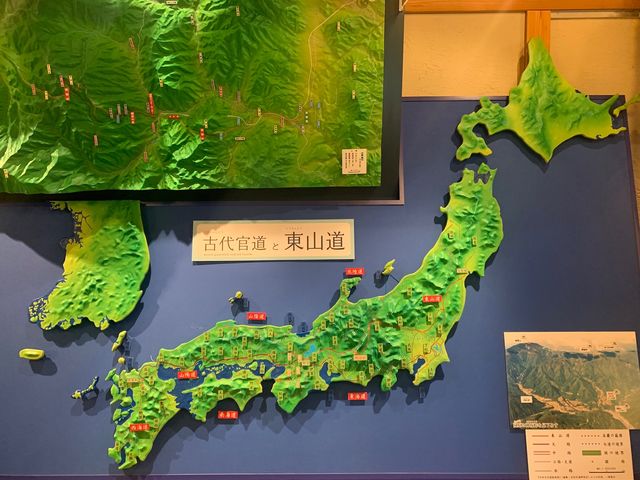 館内案内地図_東山道・園原ビジターセンターはゝき木館