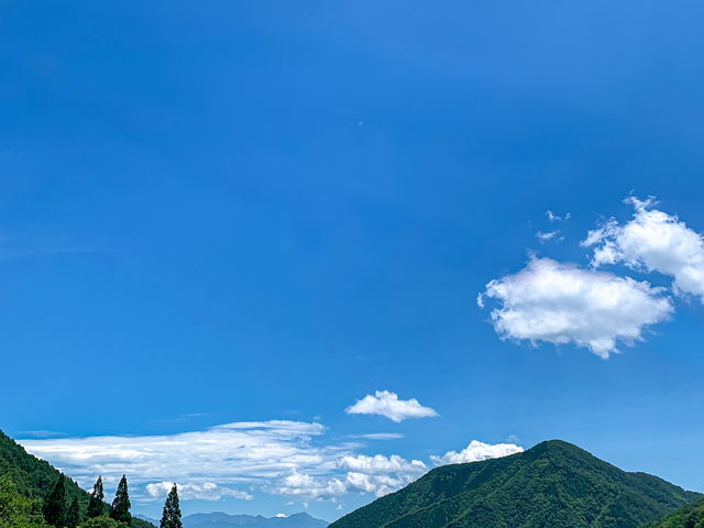 カフェからの眺め_東山道・園原ビジターセンターはゝき木館