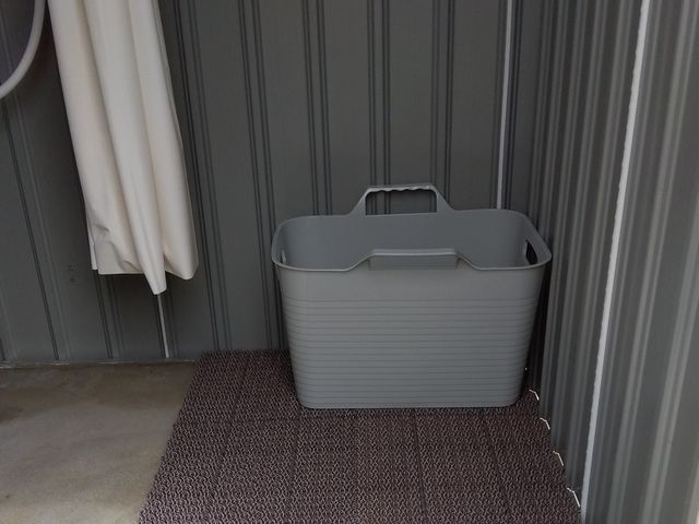 無料のシャワー室_天城高原オートキャンプ場