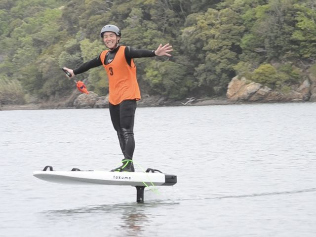 立った状態で飛べたらちょ〜気持ちいい!_e-Foil.KANZANJI