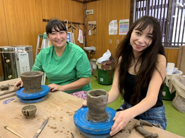 日本文化を学びに来て下さいました_ギャラリー&工房 AMIDA YOU