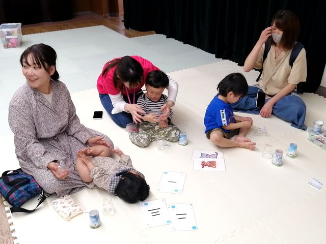 乳児さん向けの教室_ちびっこ国語教室親子できらきら