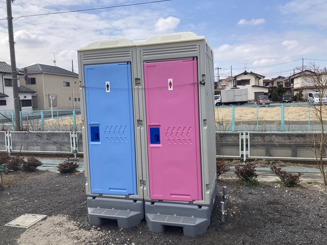 男女別トイレがございます。_恵農園・伊奈ファーム