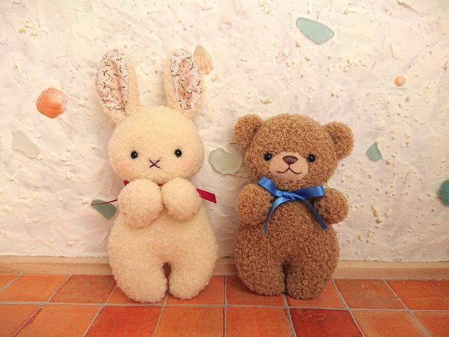 くまさんかうさぎさんかお選びいただけます。_テディベアのおうち