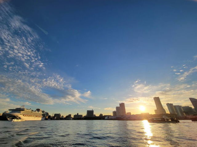 みなとみらいサンセット風景_D-marina
