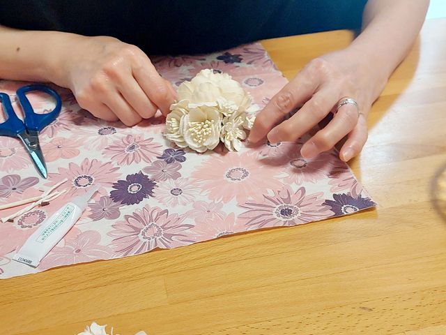 初めてでも、キレイに簡単に出来ます。_Flower mana frau