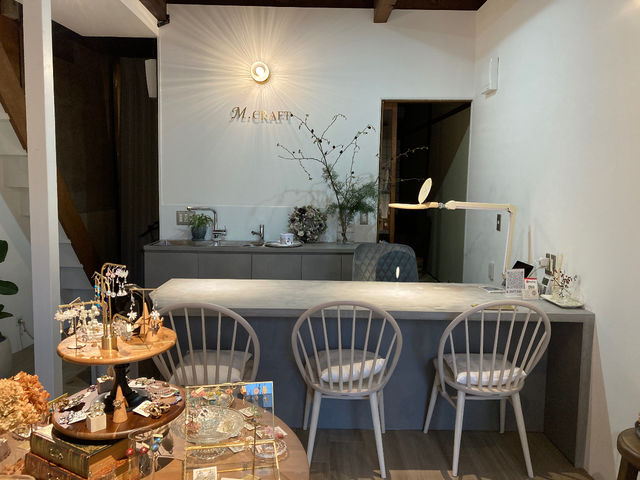 町屋をリノベーションしたオシャレな店内で体験して頂けます_M.CRAFT