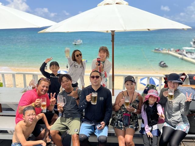 みんなで集合写真!_津堅島シークルーズ