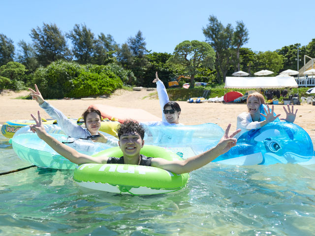 輝く海!_津堅島シークルーズ