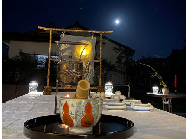 十五夜には、ウッドデッキで、お月見会も開催致します。_ギャラリー小川