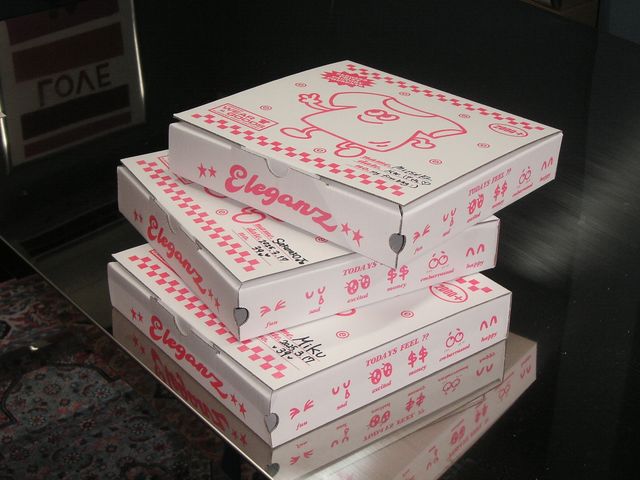 可愛いPizza Box!_プリント工房エレガンツ