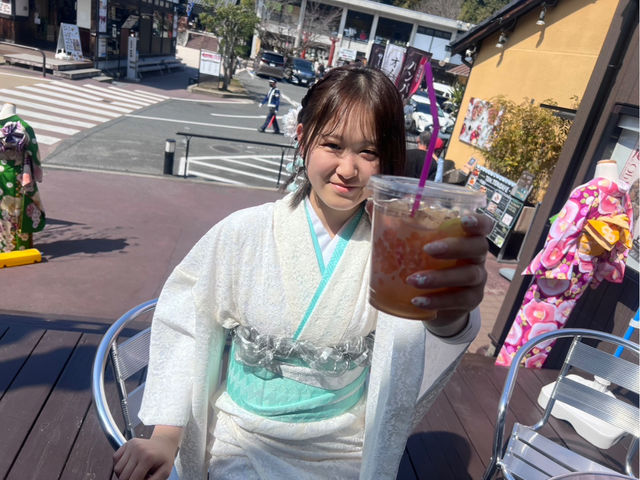 クラフトコーラ!テラスでゆっくりお過ごしください
_Wakana style 着物レンタル&cafe