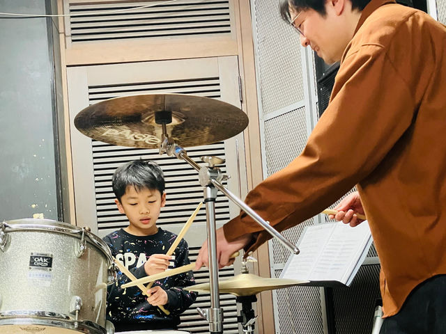 田辺ドラム教室のレッスン風景_田辺ドラム教室