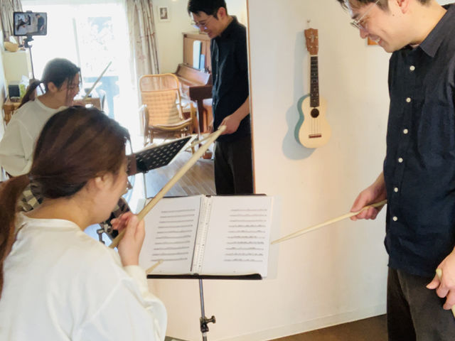 田辺ドラム教室のレッスン風景_田辺ドラム教室