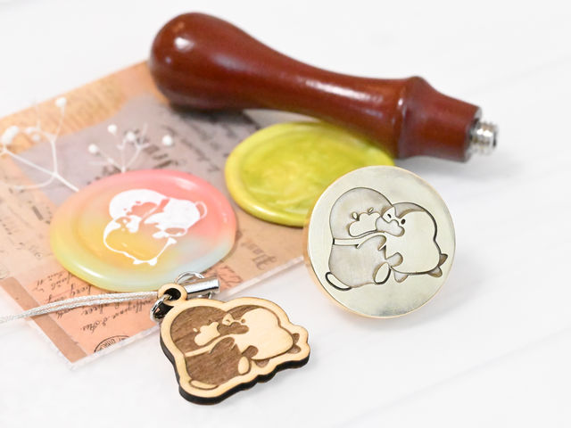 シーリングスタンプヘッドの作品例_鍛楽