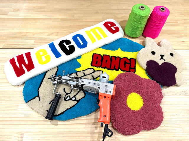 こんなのが作れちゃいます!_tufting MDK