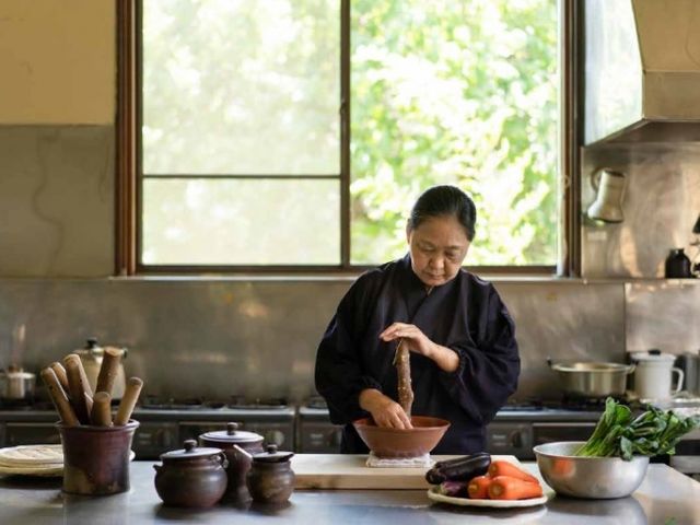 三光院の精進料理を継承する西井香春先生_三光院