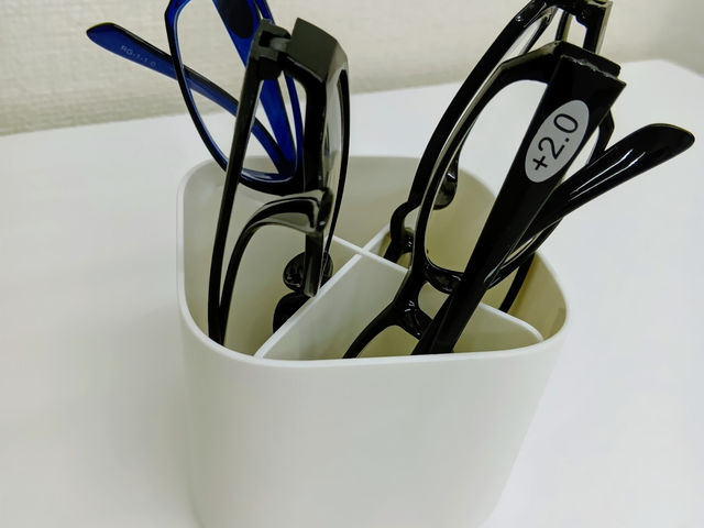 眼鏡を忘れても大丈夫です。老眼鏡の用意もございます。_アトリエ のんきーなの宝箱