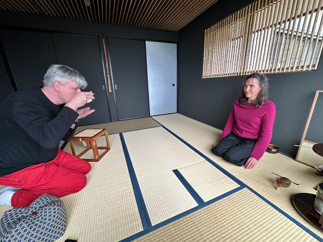 抹茶の味は最高だったようです_松風庵