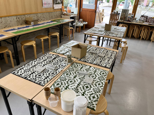 クラフト体験に必要なものは全てご準備しておりますのでご安心ください。_ベルテラシェ体験館