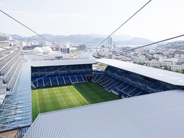 ZIP LINE Supported by 買取専門店 諭吉_長崎スタジアムシティ(VSスタジアム・YUKULU・スタジアムシティツアー)