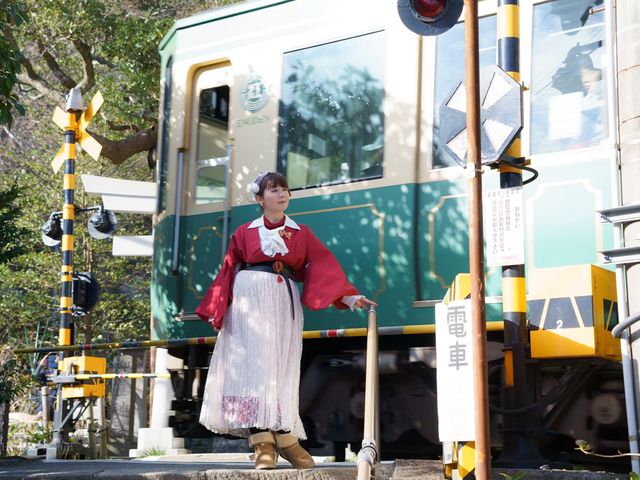 江ノ電と一緒に♪ノスタルジックな時間をお楽しみください_マリエフルリール大正浪漫店