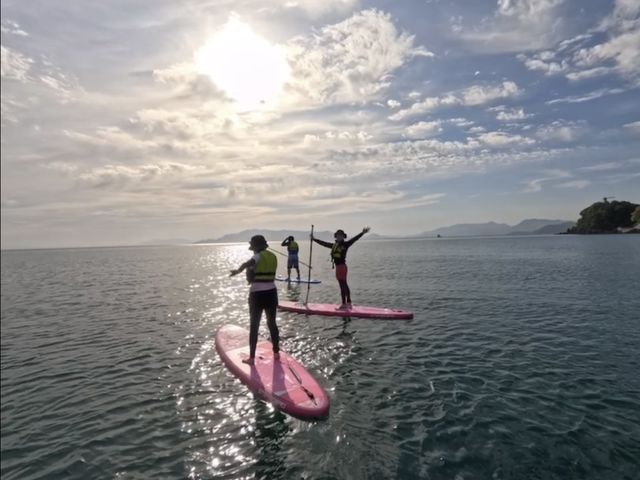 太陽への道。キラキラと美しい風景です_ヨガ空間Sagara〜海〜
