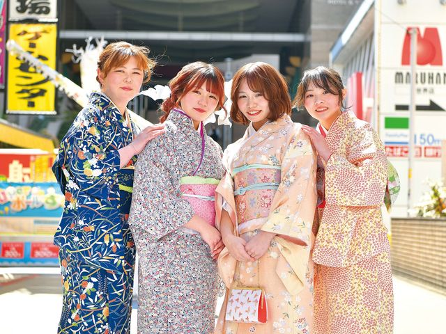 大阪着物レンタル 花小町 新世界