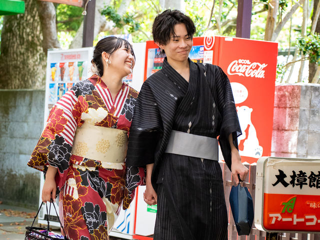 カップルで太宰府天満宮デート♪_着物レンタル響 太宰府店