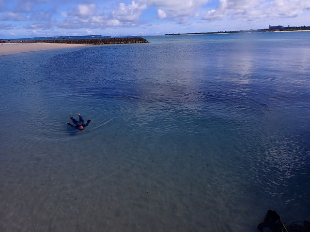 休憩中にはこーんな写真も!
癒しのひとときを♪_Seas the day