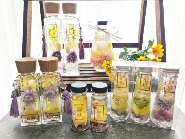 お供え用ハーバリウム_herbarium〜mirei〜