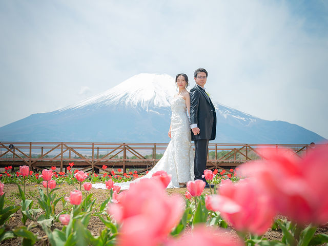 富士山を望む高原でフォトウェディングを。ハネムーンにピッタリ。_ブライダルサロンメグミ