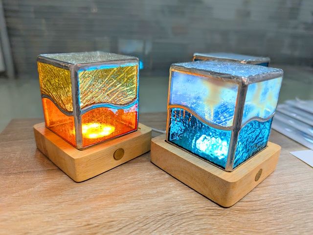 当日、差額のお支払いでランプ等に変更可_yuukissmama stained glass
