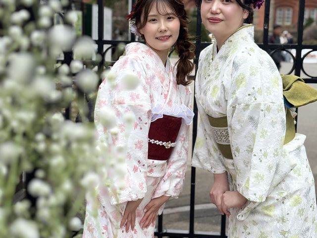 チョットおしゃれなに
レース着物(道庁赤レンガ)_Kimono Rental 和-niko-