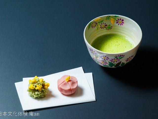 練り切り和菓子とお抹茶_日本文化体験 庵an仙台