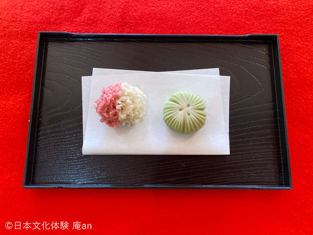 和菓子の題材は2週間毎に季節に合わせて変更_日本文化体験 庵an仙台